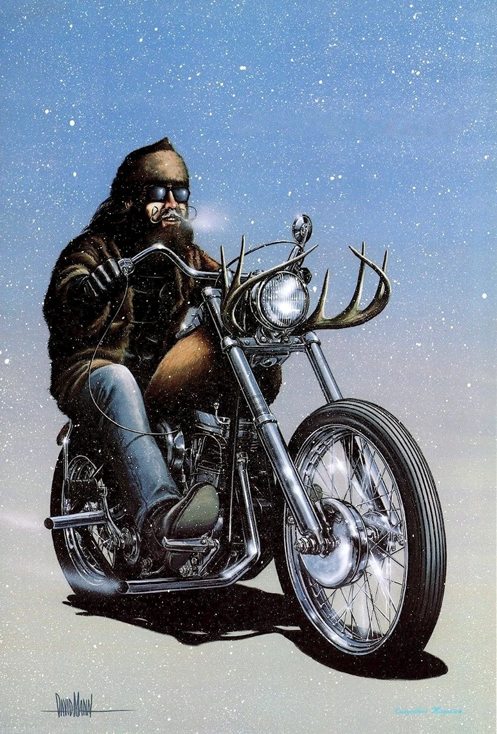 David Mann Art Harley Davidson