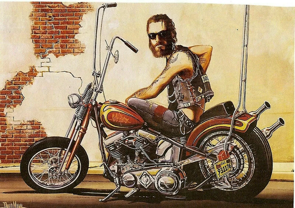 David Mann и Харлей Дэвидсон