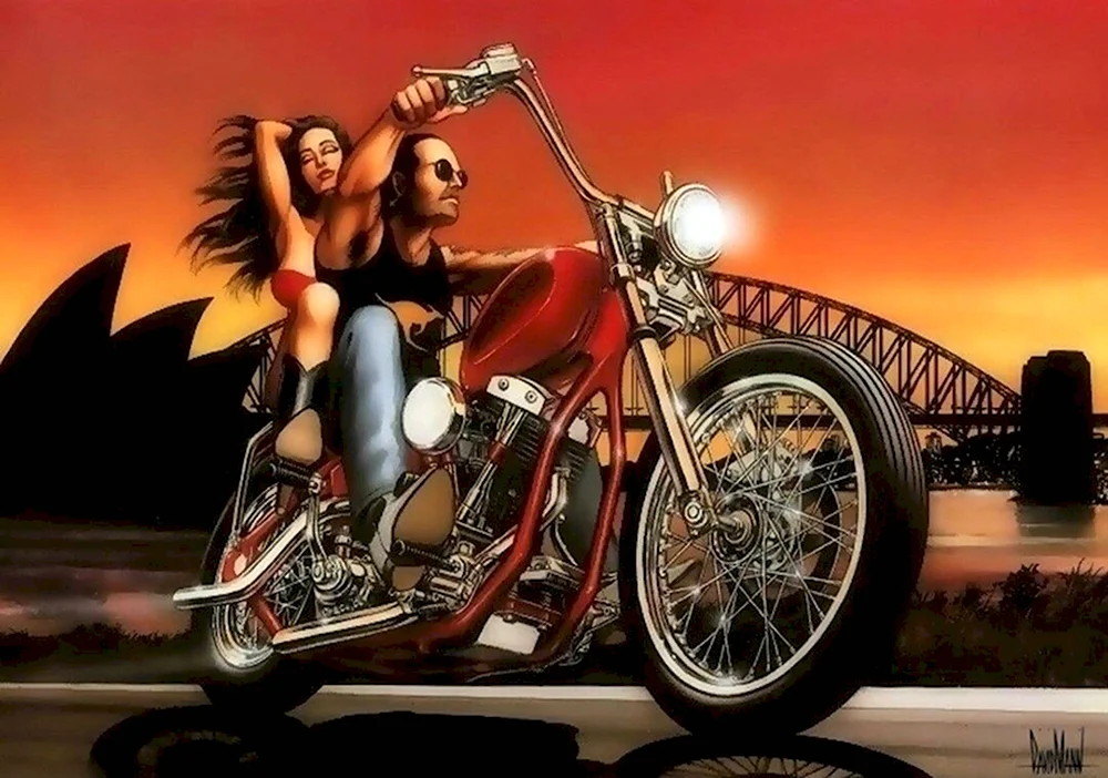 David Mann и Харлей Дэвидсон