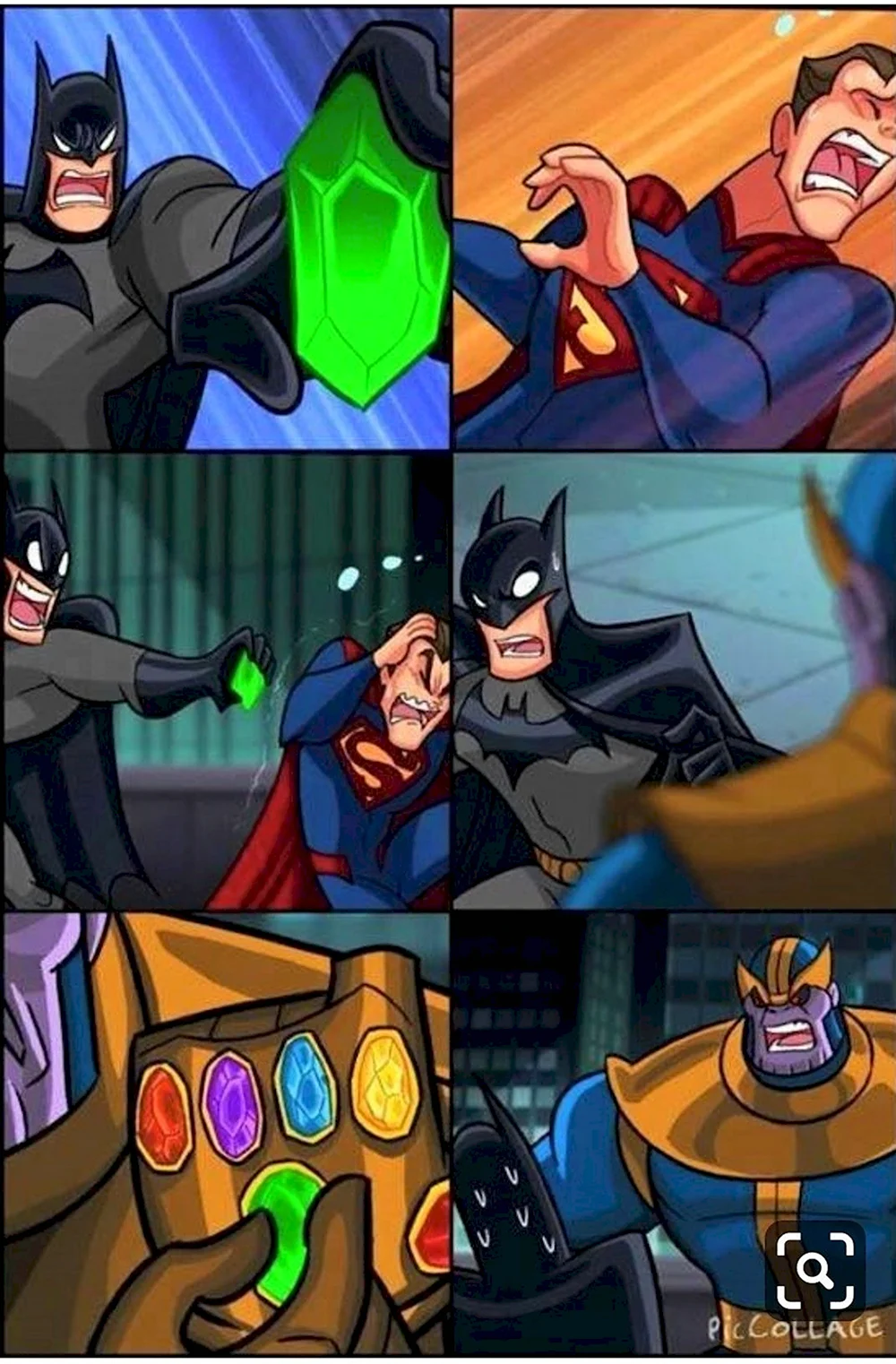 DC & Marvel мемы