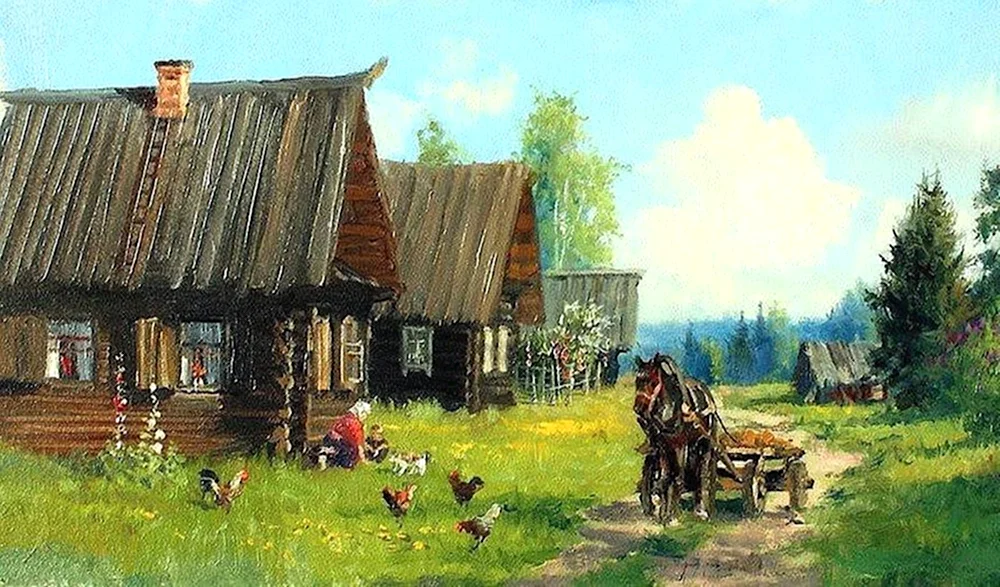 Деревня 1819 Пушкин