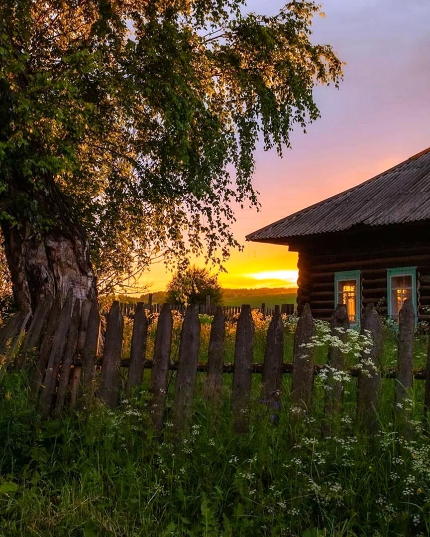 Деревня русский Лем Пермский край