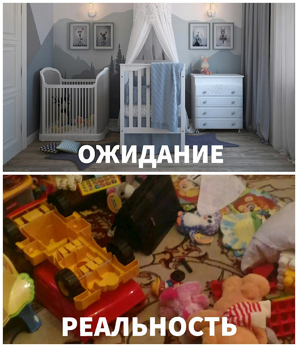 Детская ожидание реальность