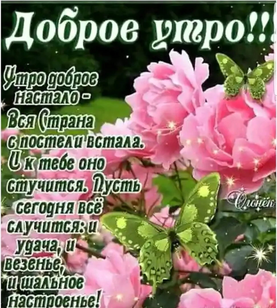 Доброе утро стихи