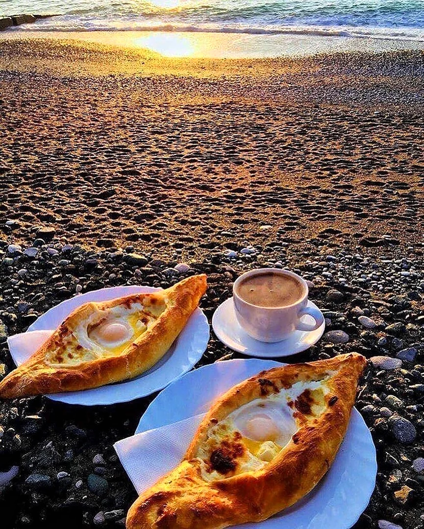 Доброе утро завтрак на море