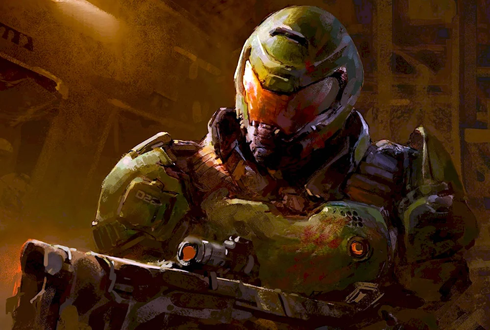 Doom 2016 Doom Slayer