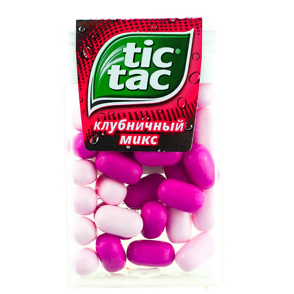 Драже Tic-tac клубника 16г