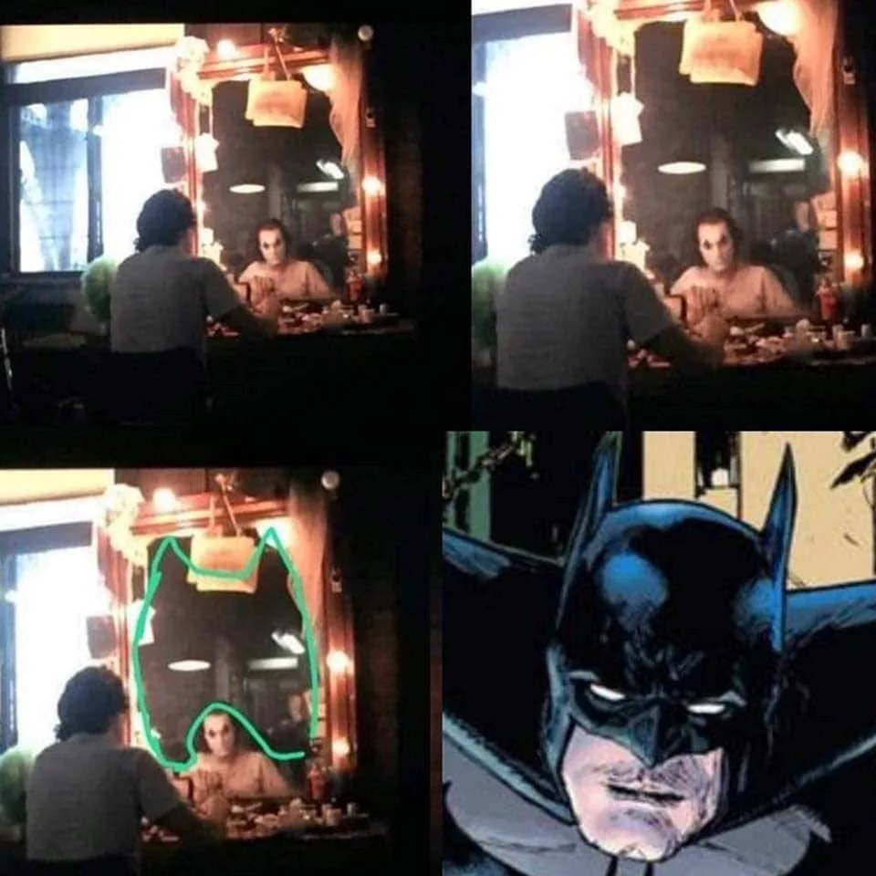 Джокер 2019 Бэтмен в зеркале