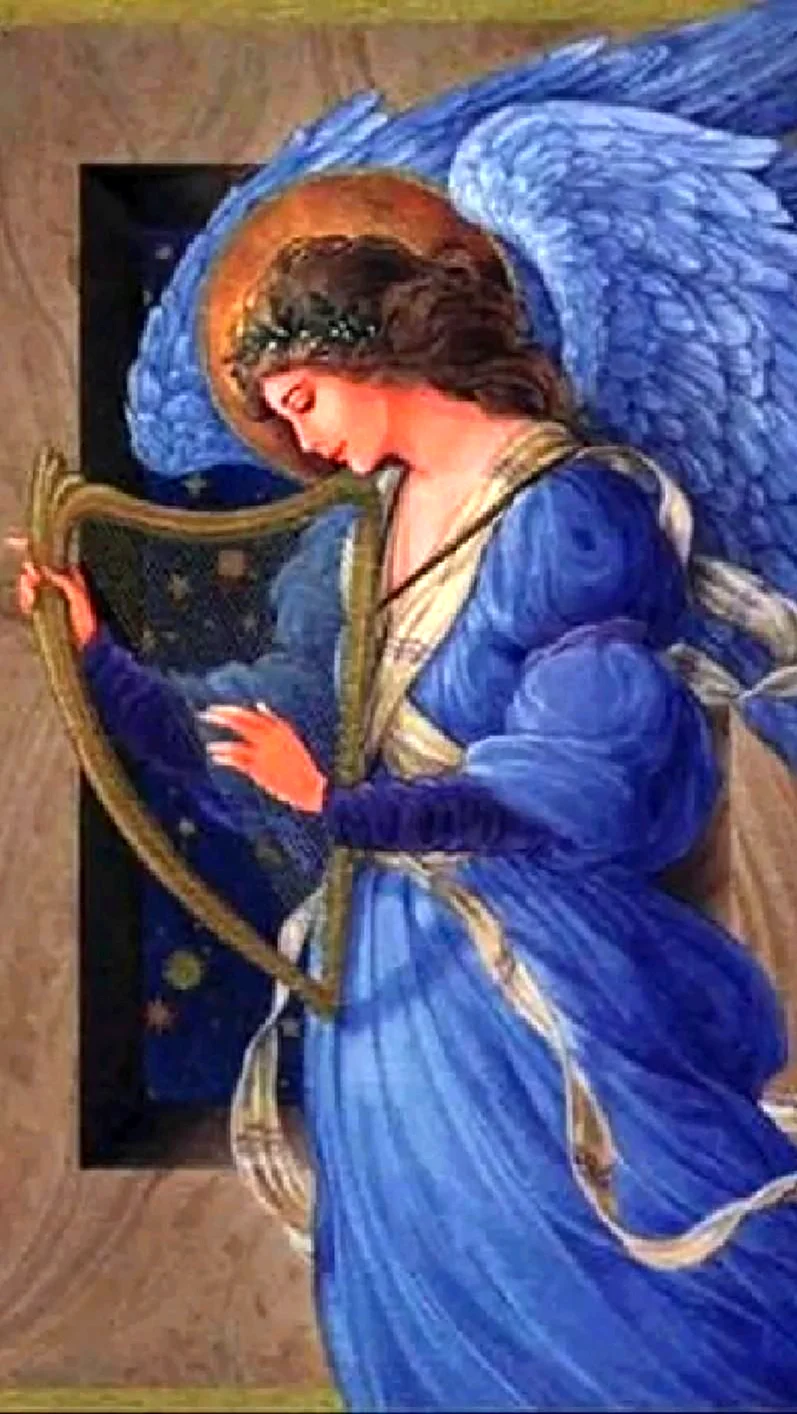 Эдвард Берн-Джонс. «Ангел играющий на флейте» 1878