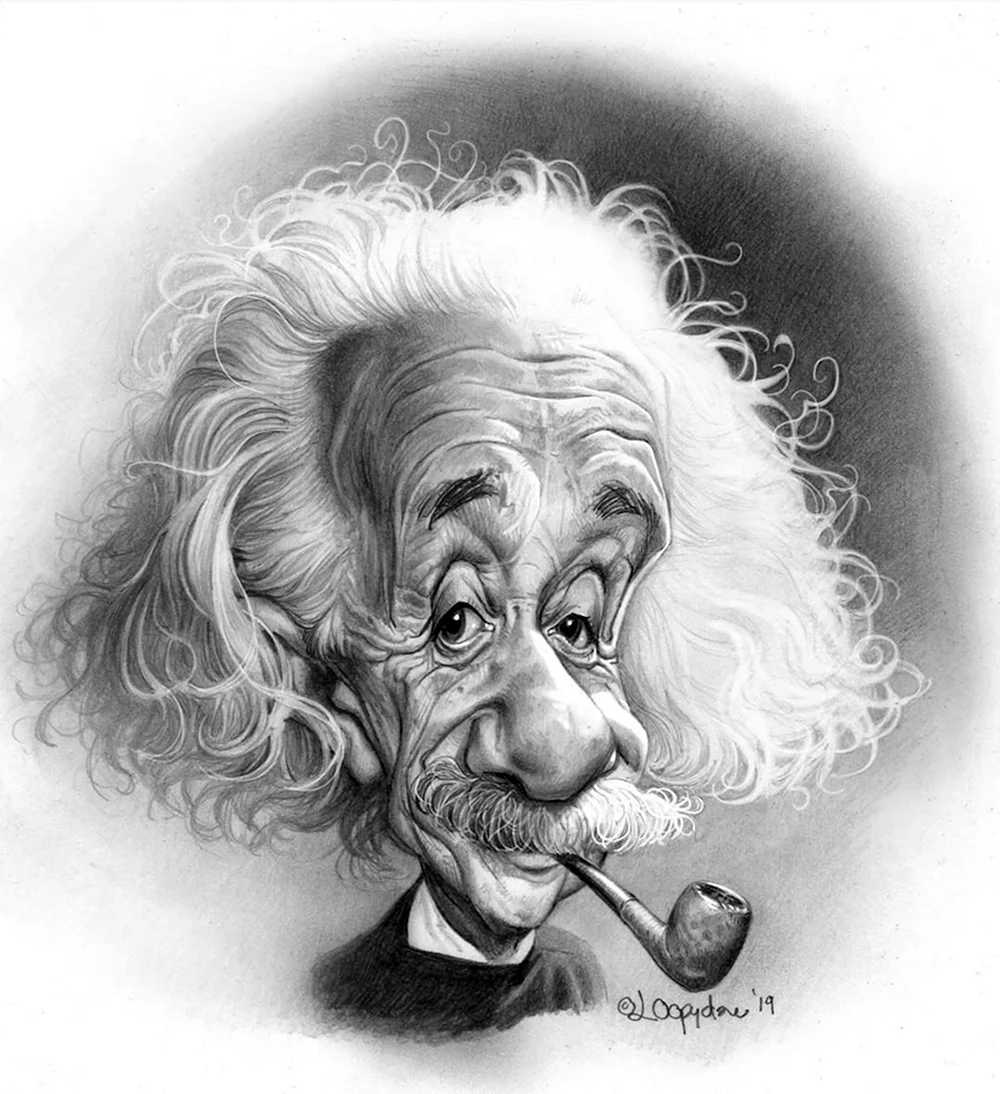 Эйнштейн карикатура