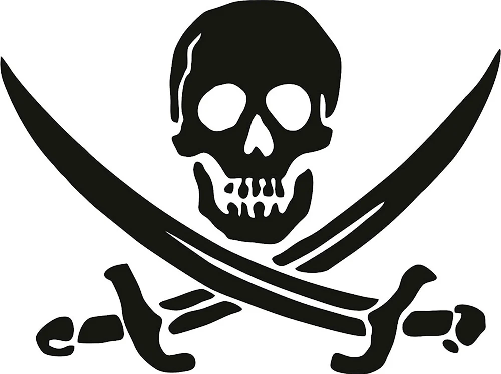 Флаг пирата Эдварда Тича