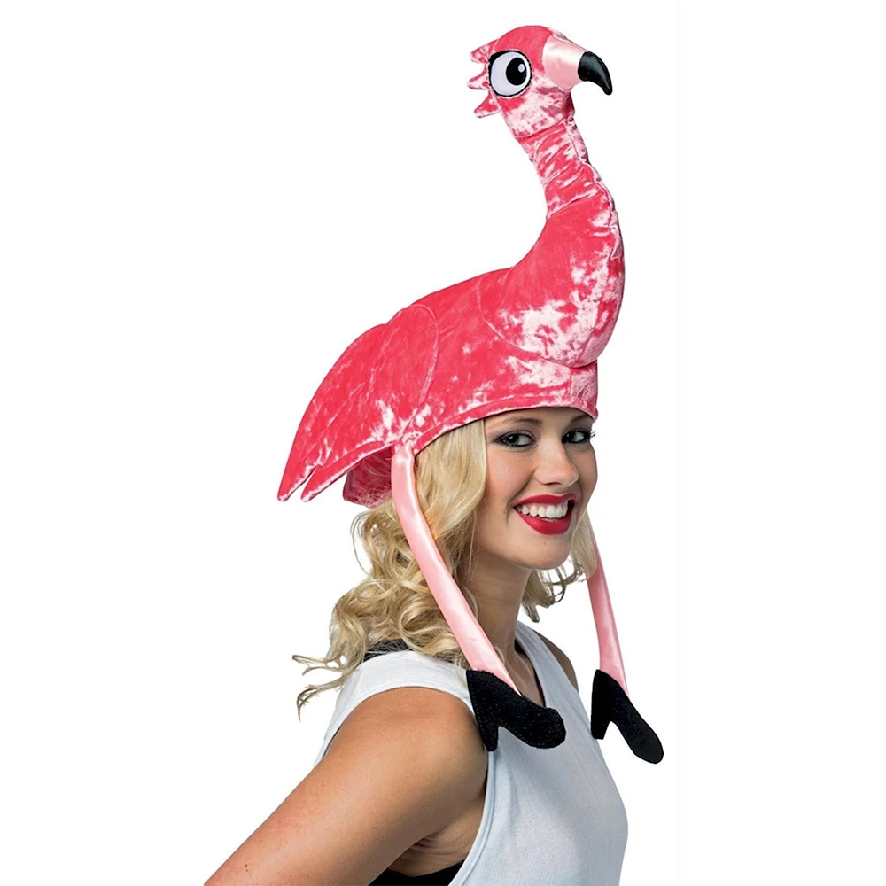 Фламинго в шляпе
