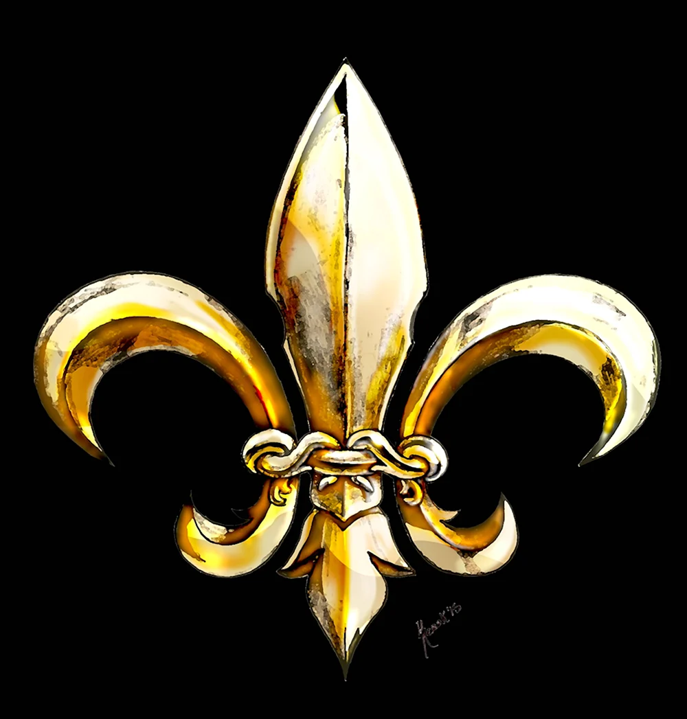 Геральдическая Лилия fleur-de-Lis