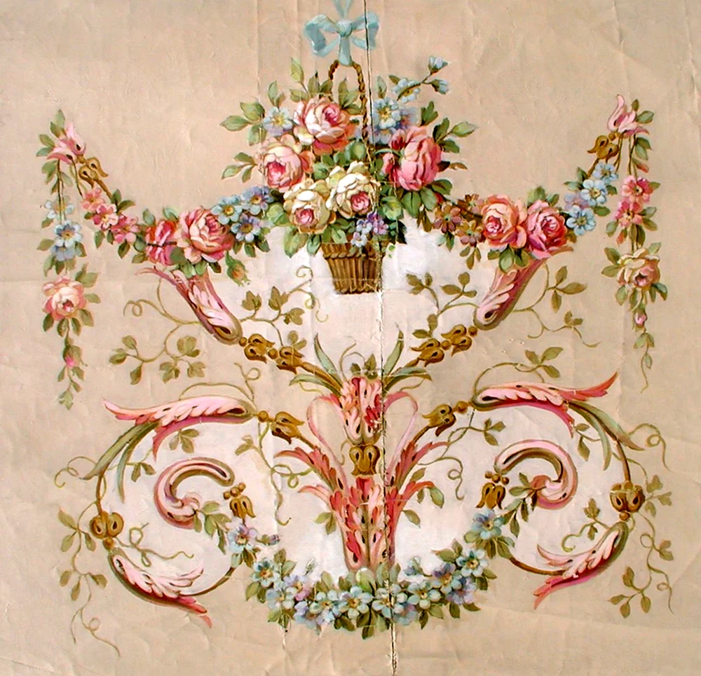 Гобелены рококо Барокко орнамент