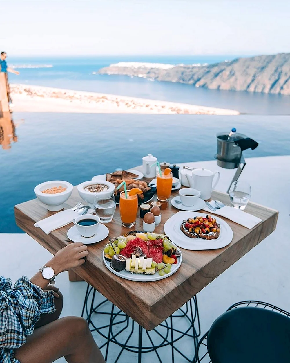 Greece Santorini завтрак