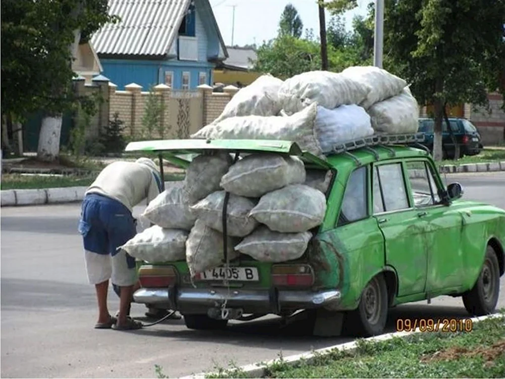 Груженый автомобиль