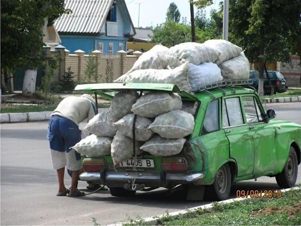 Груженый автомобиль