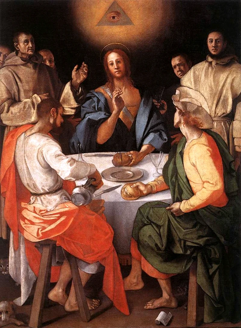 Якопо Понтормо «ужин в Эммаусе» 1525