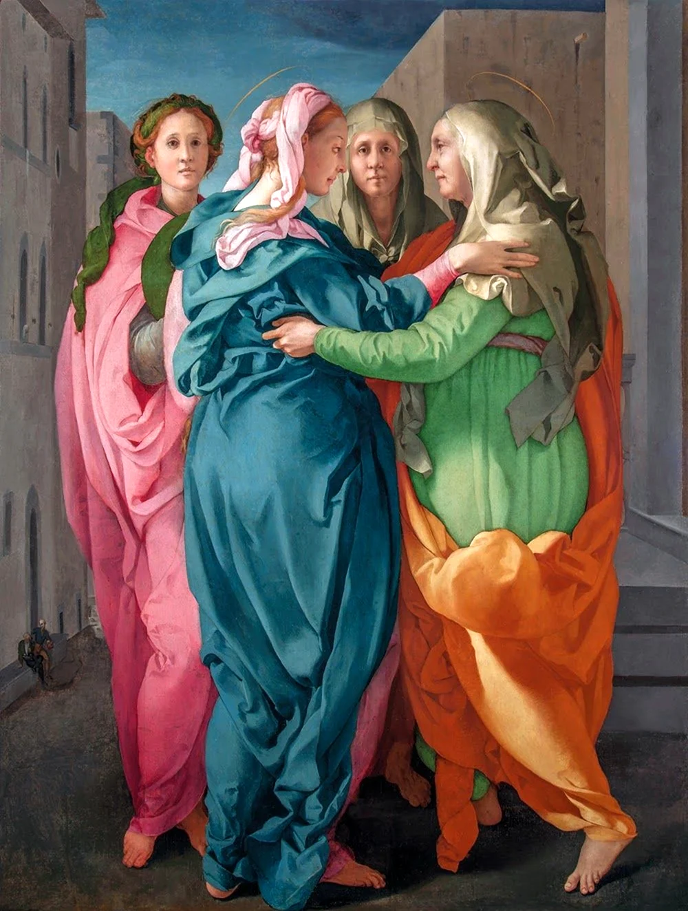 Якопо Понтормо встреча Марии и Елизаветы