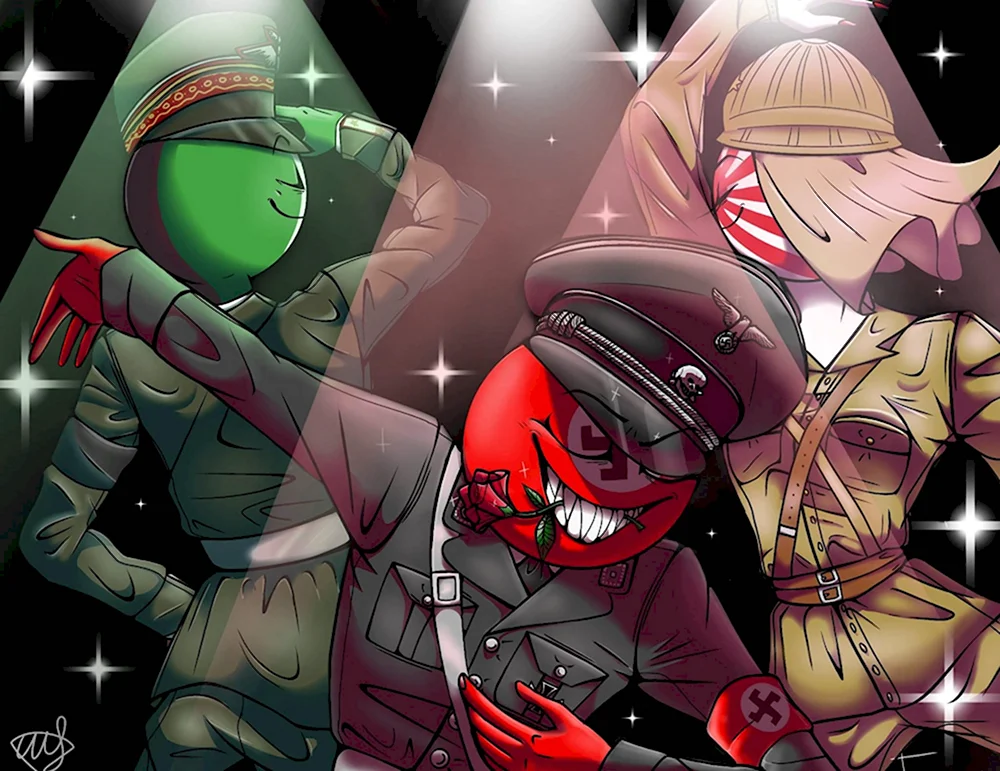 Япония и японская Империя Countryhumans шип