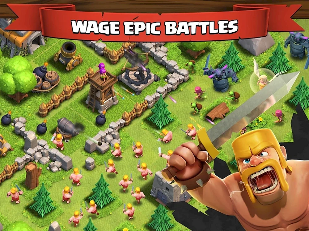 Игра игра Clash of Clans