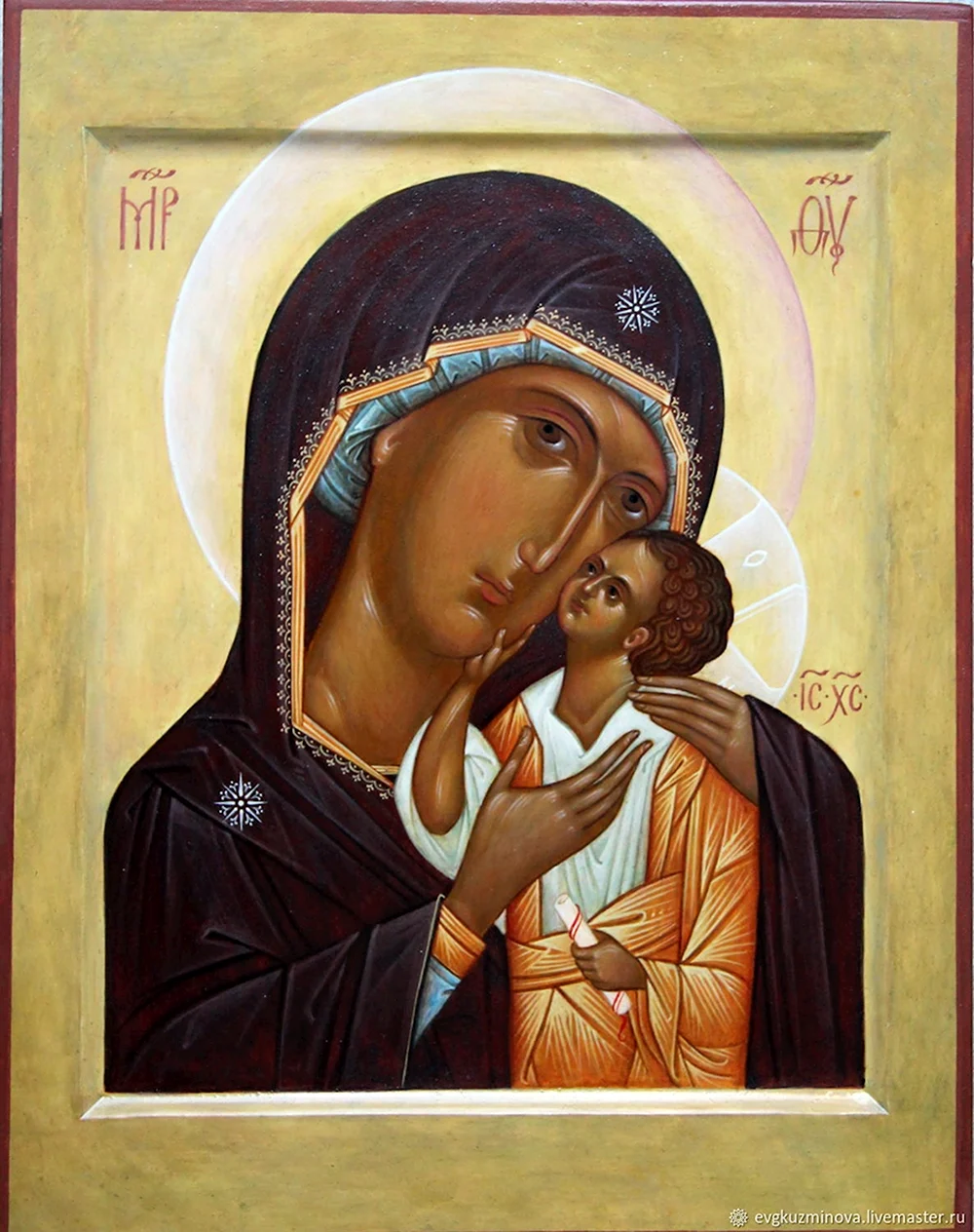 Икона Божией матери Петровская ок 1306