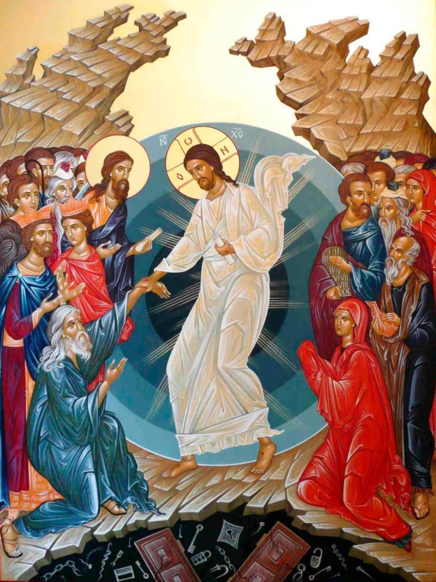 Икона Господа Воскресение Христово Сошествие во ад