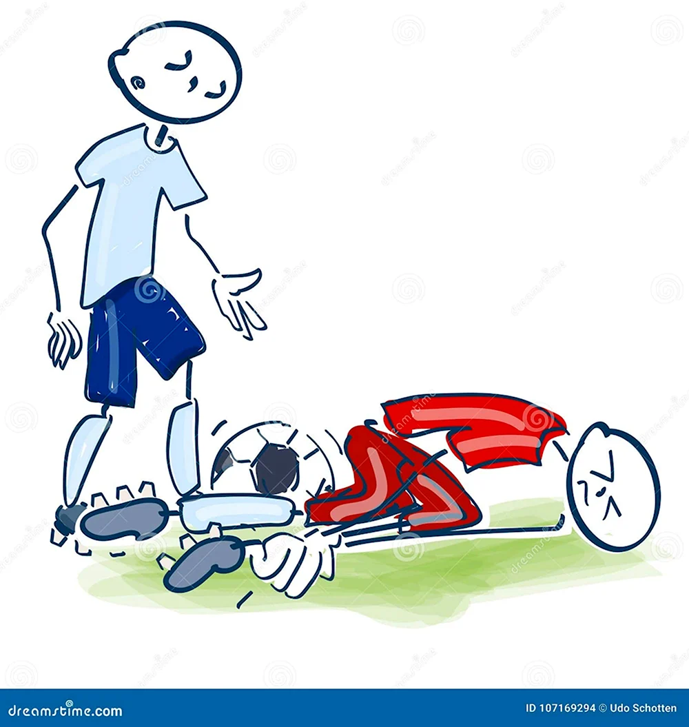 Иллюстрации спортивный травматизм
