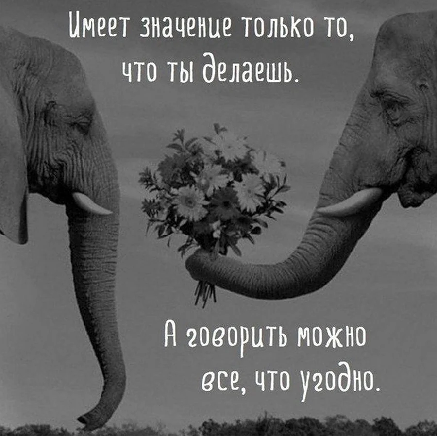 Имеет значение только то что ты делаешь