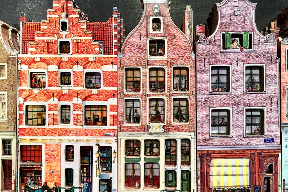 Интересный голландский домик