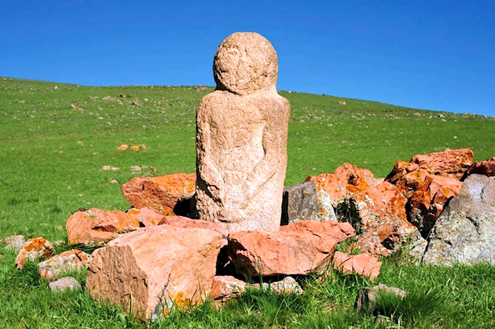 Каменные балбалы Алтай