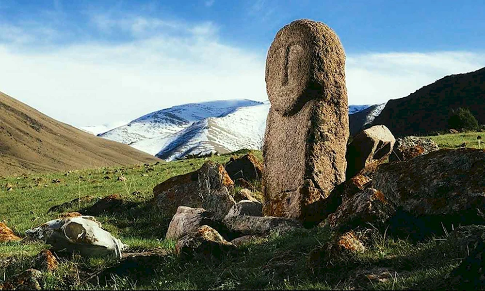Каменные балбалы Алтай