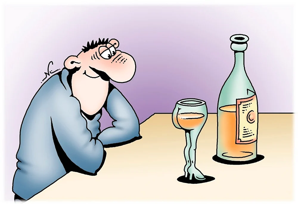 Карикатуры про пьяниц