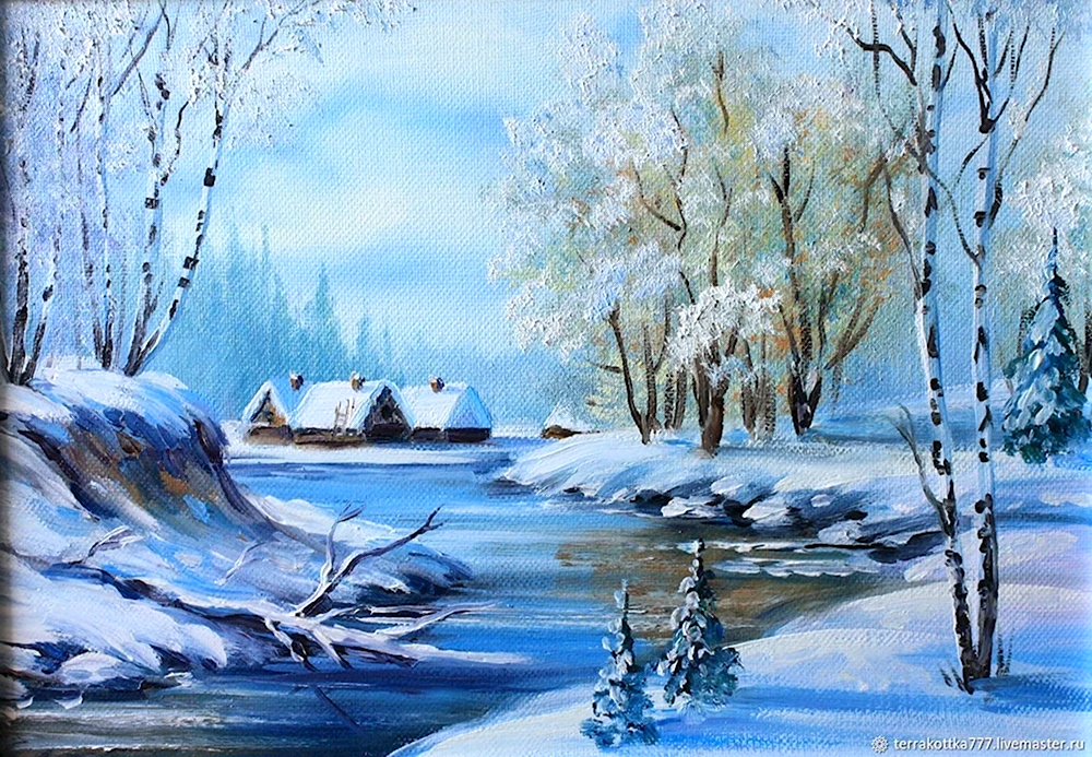 Картина в ф Токарева Зимушка зима