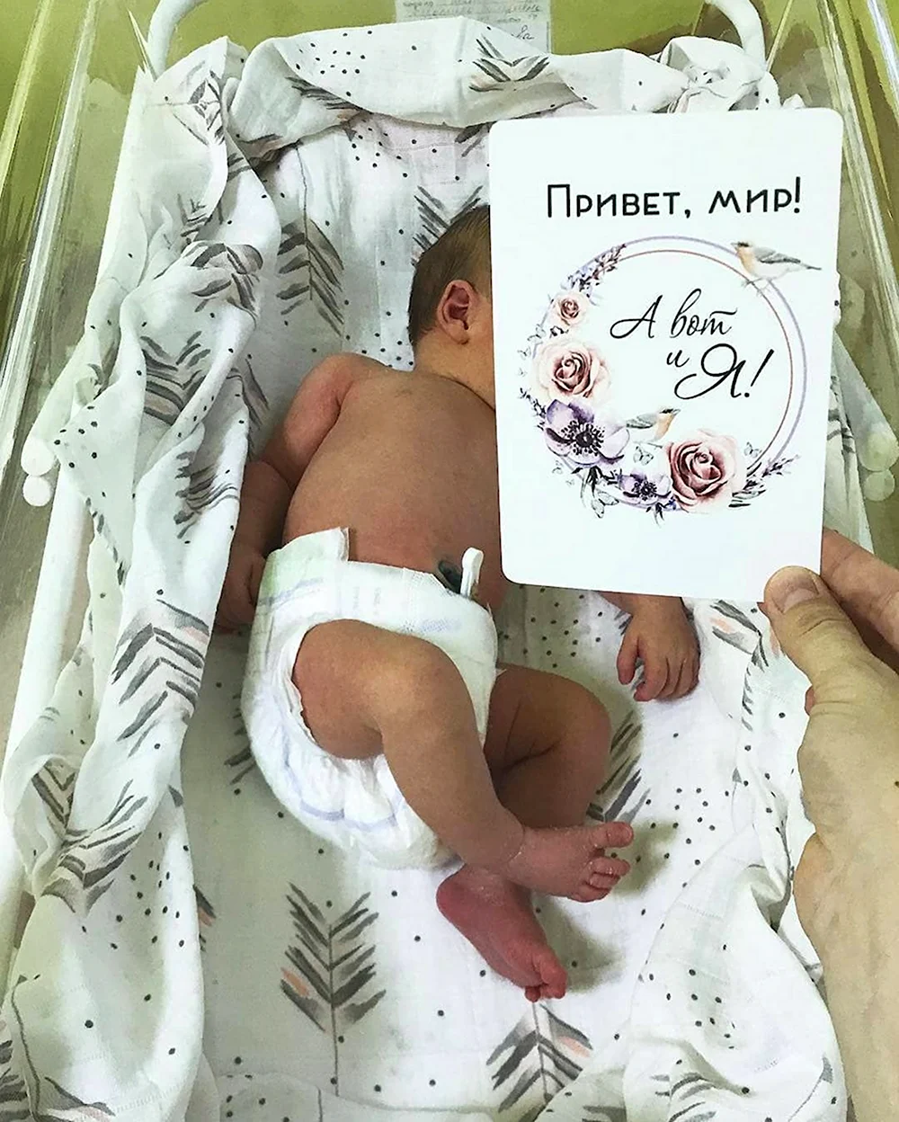 Карточки для фотосессии новорожденных