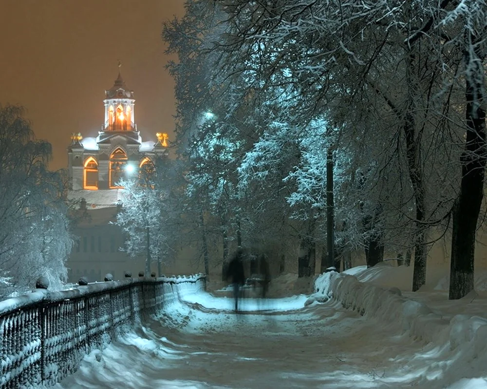 Казанский собор Ярославль зимой