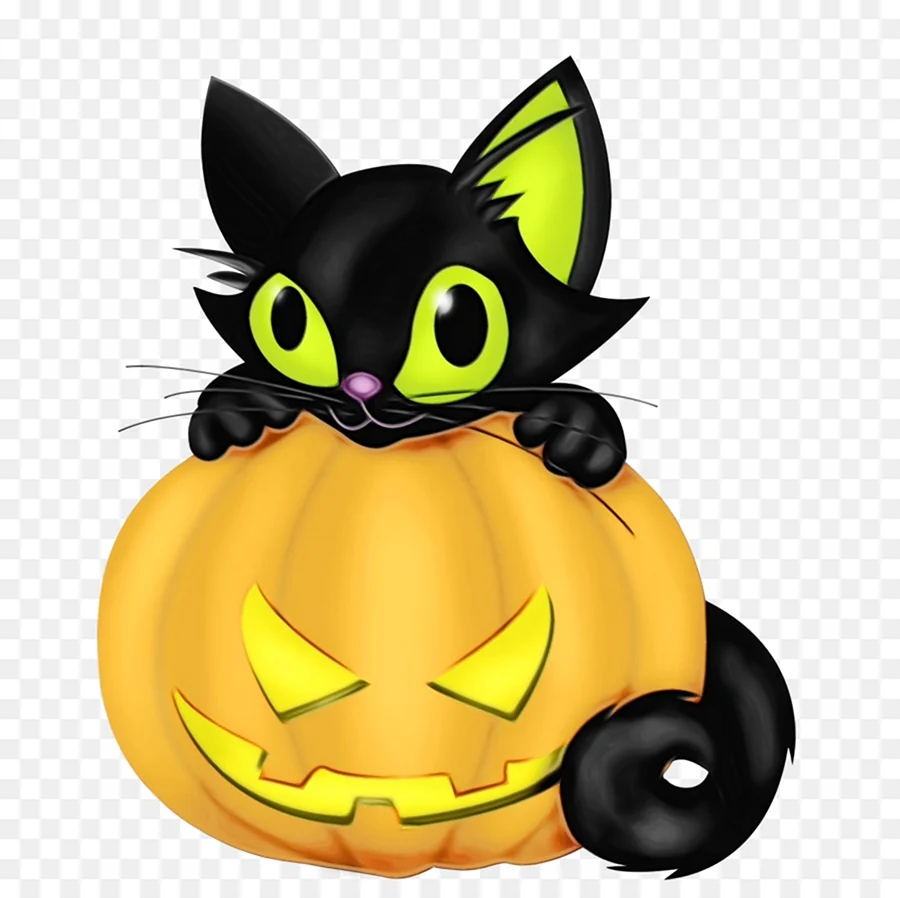 Хэллоуин кошка