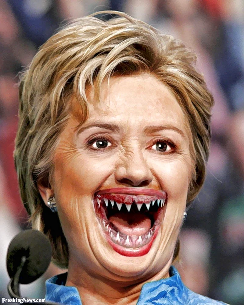 Хиллари Клинтон страшная