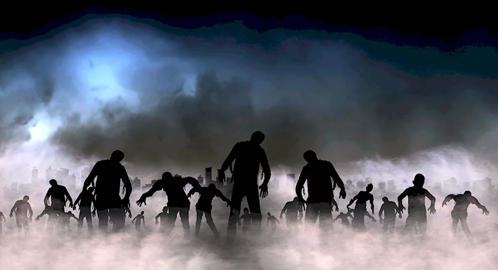 Ходячие мертвецы в тумане