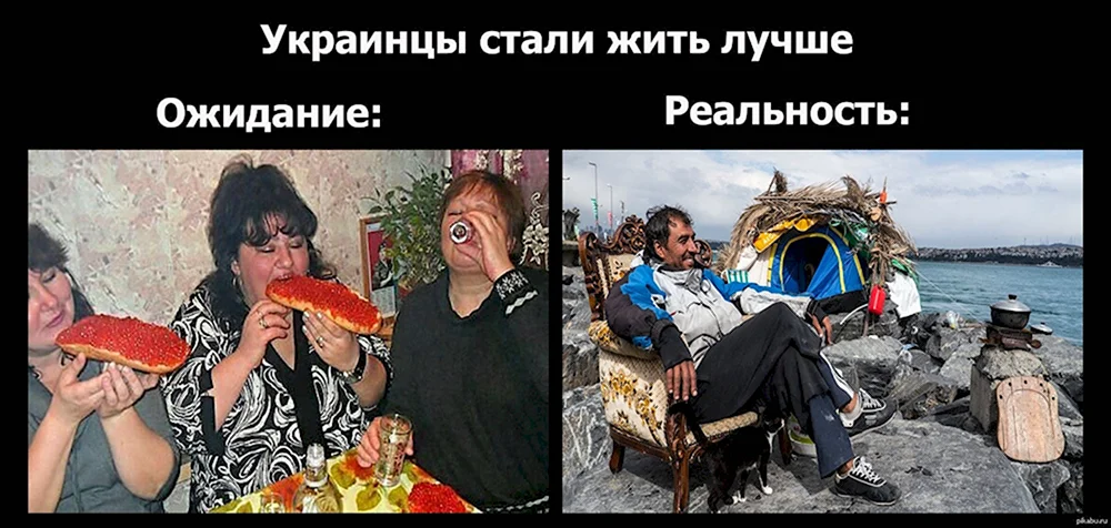 Хохлы ожидание и реальность