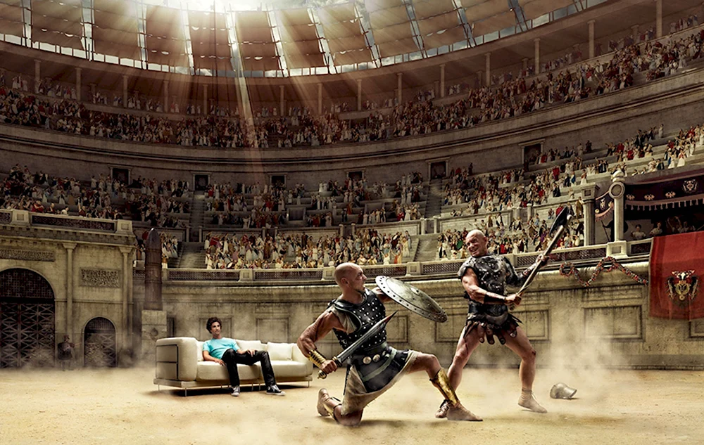 Колизей в Риме гладиаторские бои