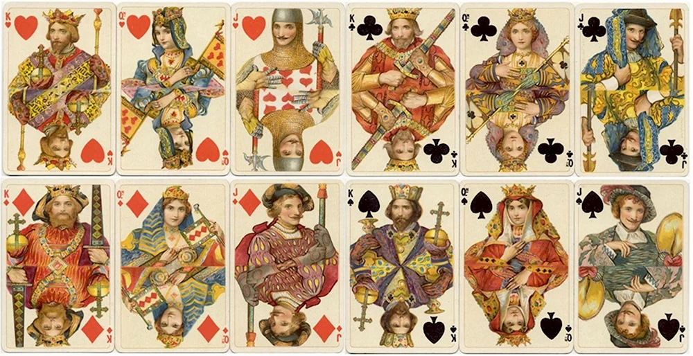 Колода карт с царской семьей