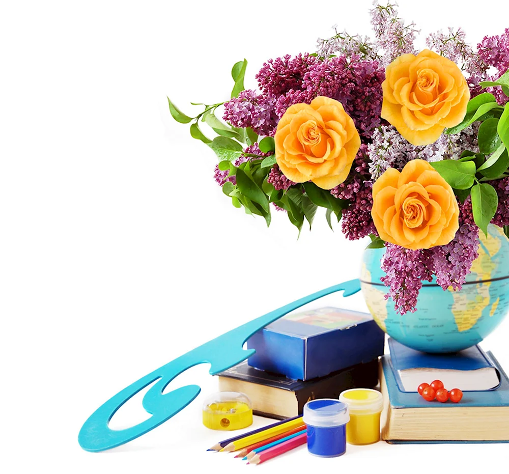 Красивые цветы для учителя