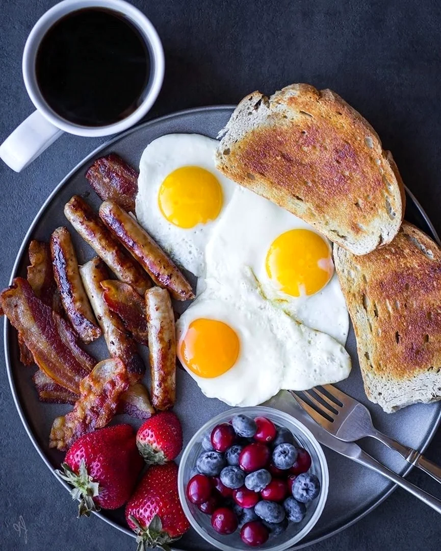 Красивый завтрак