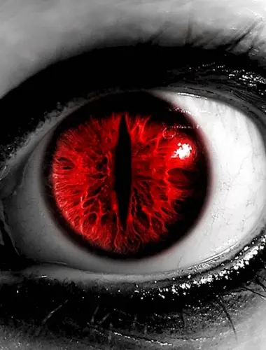 Красные демонические глаза