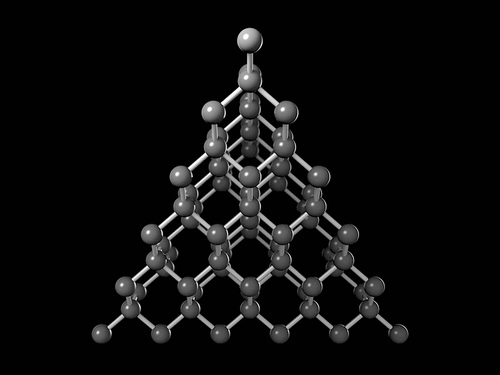 Кристаллическое строение алмаза