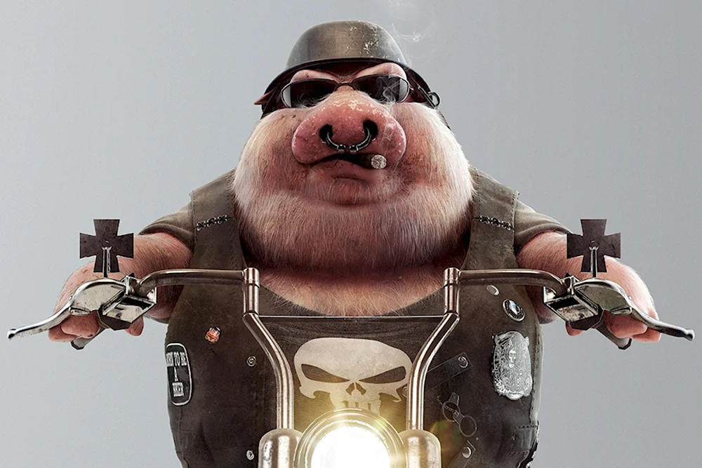 Крутая свинья