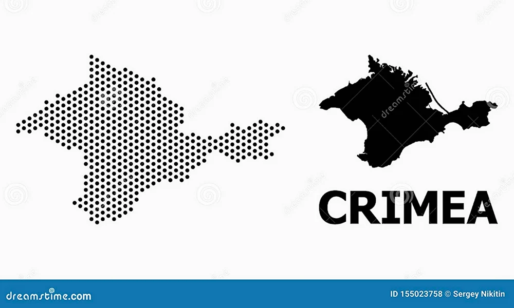 Крым очертания