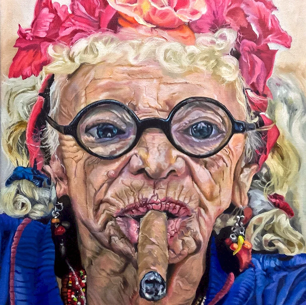 Кубинская бабка с сигарой