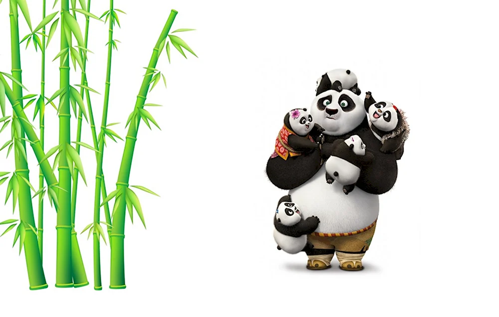 Кунг фу Панда 3 малыши панды